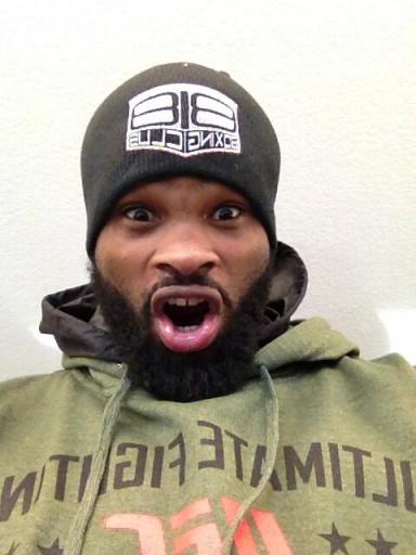 He's yelling "T-Woooooood"!